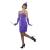 Flapper Dress Purple