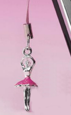 Ballerina Phone Charm