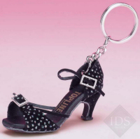 Black Ballroom Shoes Keyring
