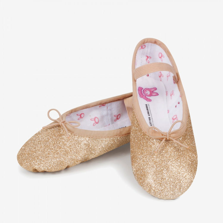 bloch glitterdust ballet shoes