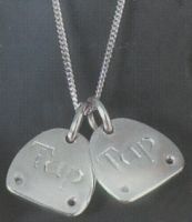 Tap Pendant - silver