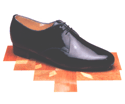 Boys patent ballroom shoes - size 9 to 6.5