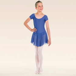 ISTD Ballet Pre Primary, Primary, Grade 1 Voile Skirted Cap Sleeve Leotard