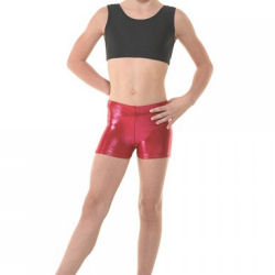 Shiny red shorts hotsell