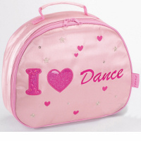 Katz Heart Dance Satin Oval Vanity Case