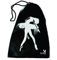 Like G Black Drawstring Bag