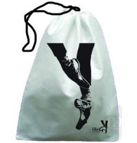 Like G White Drawstring Bag