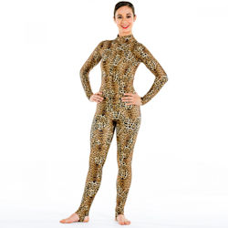 1st Position Animal Print Dance Catsuit