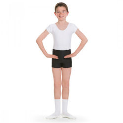 bbodance boys white short sleeve leotard