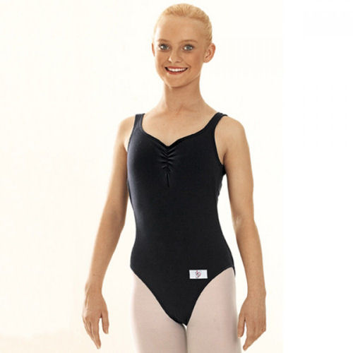 BBOdance girls black sleeveless dance leotard The Dancers UK