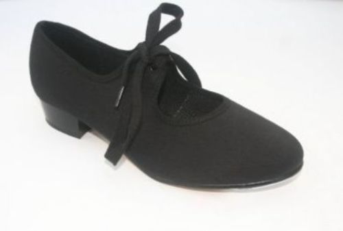 Tappers and Pointers low heel canvas tap shoes black or white | The ...