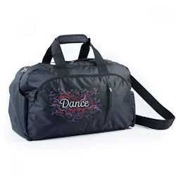 Black Dance Swirl Holdall