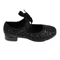 Bloch 351 Black Glitter PU Tap Shoes