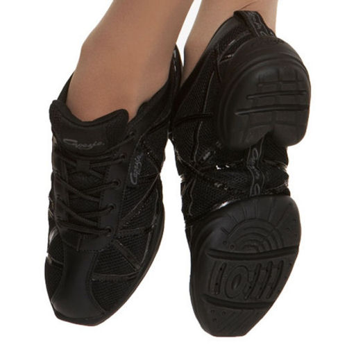 black dance trainers