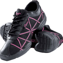 Capezio Web Sneakers for children - Black/Pink