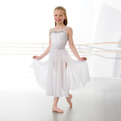 1st Position Long Sequin Childrens Lyrical Dress