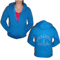 Adult Zipped Personalised Gymnastics Hoodie