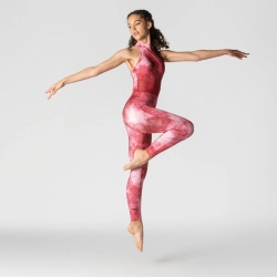 Childrens Cutaway Sleeved Catsuit Contemporary Dance Costume