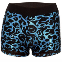 Blue Twisters Childrens Dance Shorts