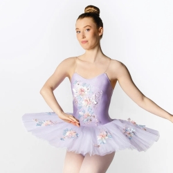 Childrens Floral Embellished Opulent Ballet Tutu