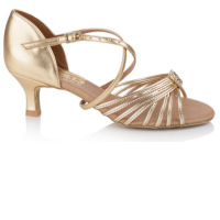 Freed Ladies Gold Social/Ballroom Shoes - Juliette