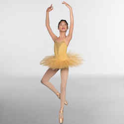 1st Position Sequin Glitter Gold Ballet Tutu