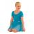 Freed Chloe childrens RAD short sleeve leotard in marine