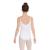 Back of white Capezio Princess childrens camisole leotard