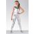 Sleeveless Silver Dance Catsuit