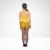 Gold Sequin Fringe Leotard