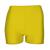 Nylon Lycra hot pants yellow