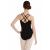 Capezio CC123 double strap black camisole leotard