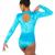 Long Sleeve Kingfisher Velour Leotard