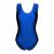 Ladies royal blue sleeveless dance leotard