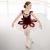 Childrens Burgundy Velour Applique Tutu