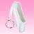 White Pointe Shoe Keyring