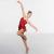 1st Position Red Sequin Bodice Fringe Skirt Glitz Dance Costume