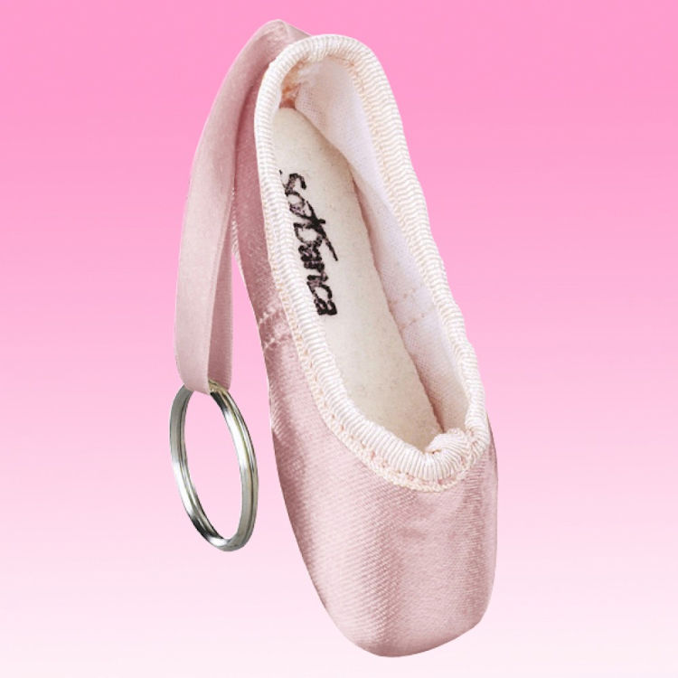 Ballet Pointe Shoe Keyring The Dancers Shop UK
