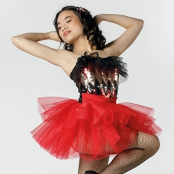 Ladies Sequinned Harlequin Charcter DanceTutu