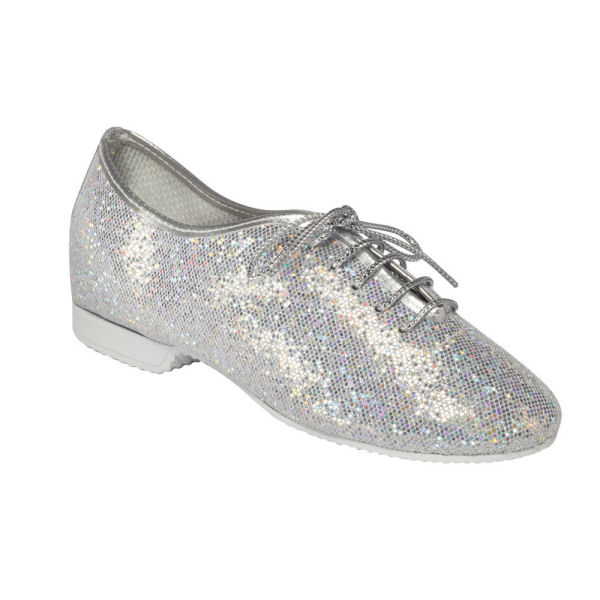 Childrens Silver Jazz Shoes from Tappers and Pointers | The Dancers Shop UK
