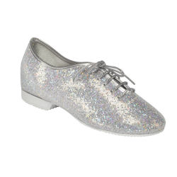 Tappers and Pointers Childrens Glitter/ Hologram Jazz Shoes