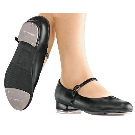 Capezio 3686 Adult Size 4 Medium Fits Size 1.5 Black U-Shell Buckle Tap Shoes Schoenen Meisjesschoenen Dansschoenen 