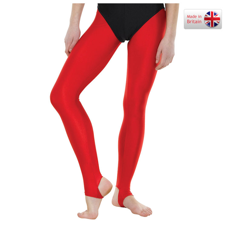 Nylon lycra stirrup tights sizes 3 to 5