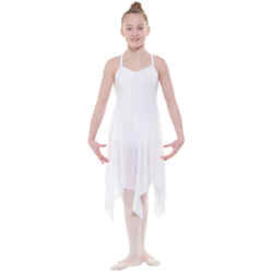 Ladies White Camisole Lyrical Dress